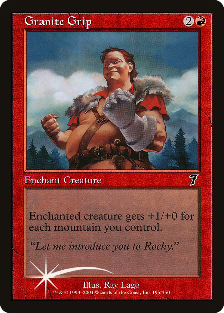 Granite Grip (7ED-195★) [7th Edition] Foil