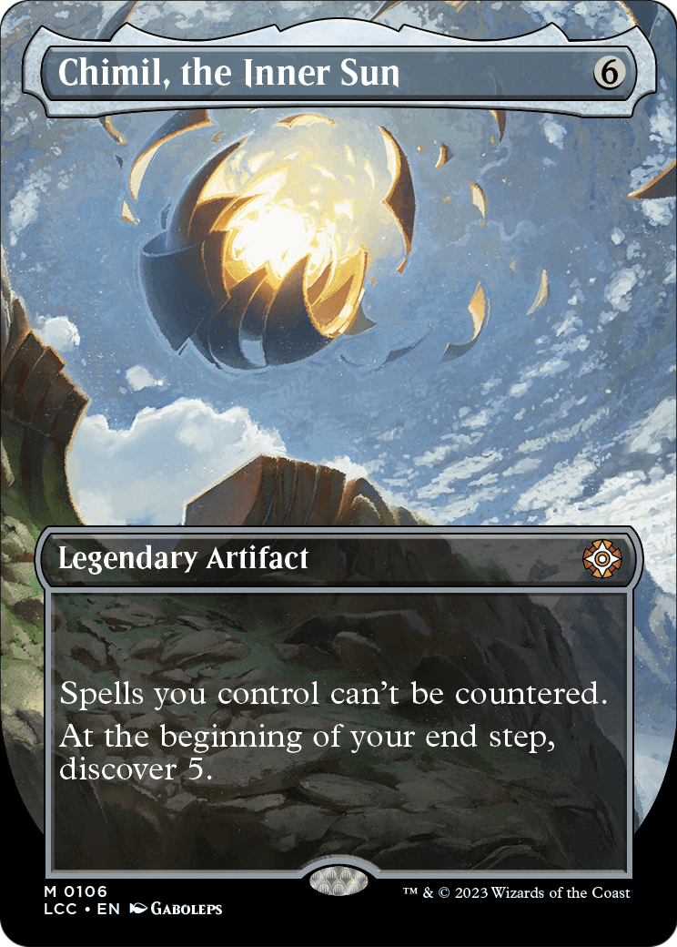 Chimil, the Inner Sun (Borderless) (LCC-106) [The Lost Caverns of Ixalan Commander] Foil