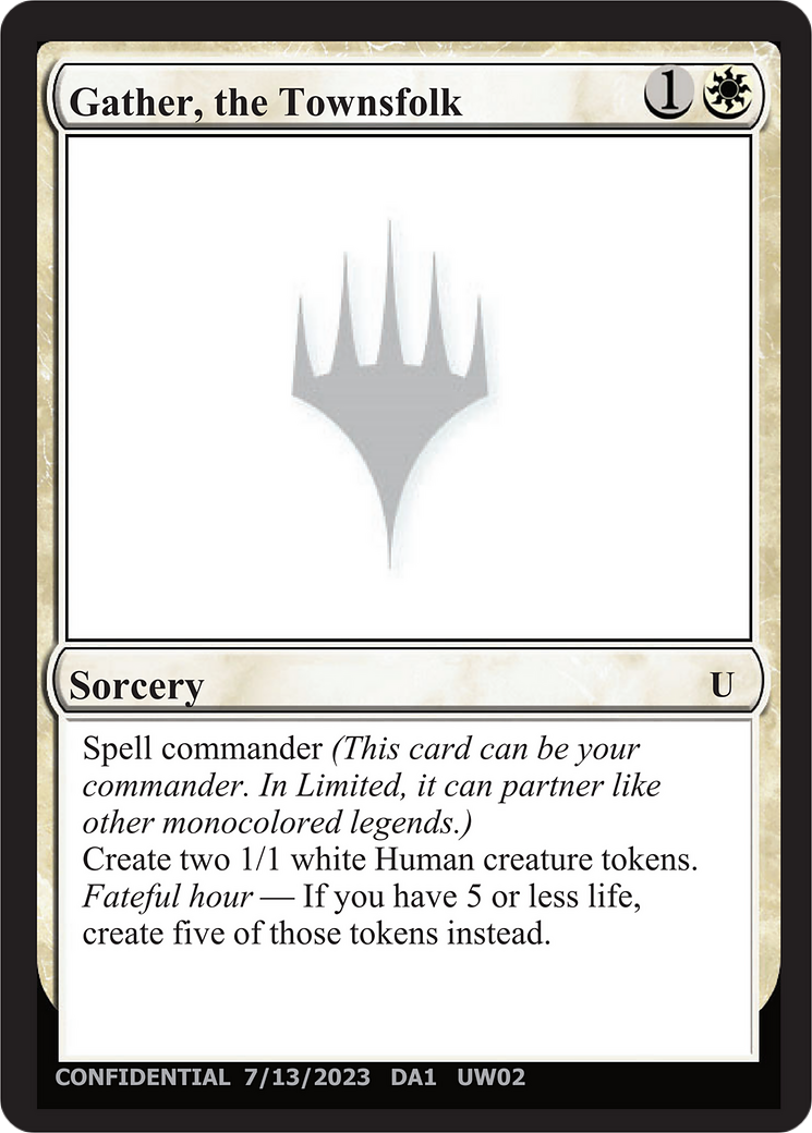 Gather, the Townsfolk (UNK-UW02A) [Unknown Event]