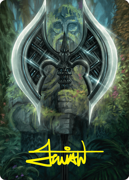 Leyline Axe // Leyline Axe (AFDN-049) (Borderless) [Foundations Art Series]