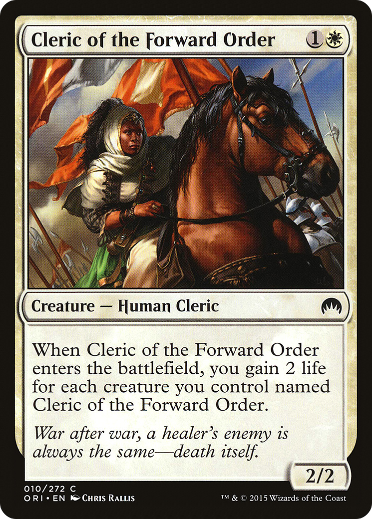 Cleric of the Forward Order (ORI-010) [Magic Origins]