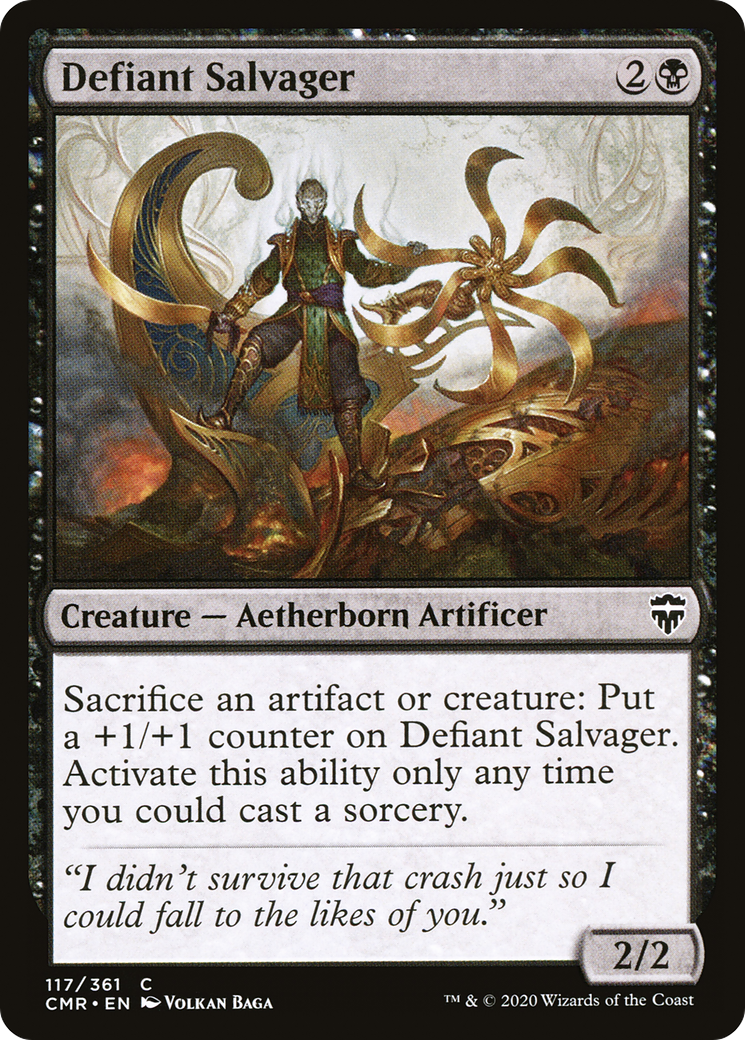 Defiant Salvager (CMR-117) [Commander Legends] Foil