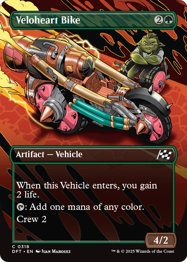 Veloheart Bike (Borderless) (DFT-318) [Aetherdrift] Foil