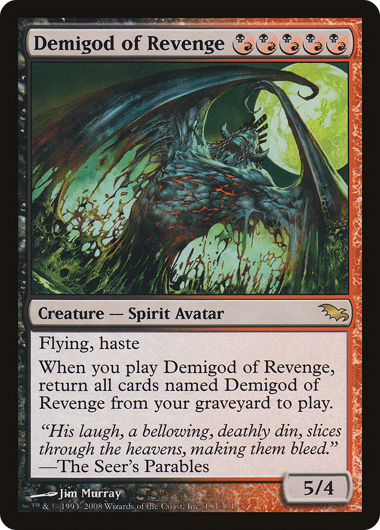 Demigod of Revenge (SHM-183) [Shadowmoor]