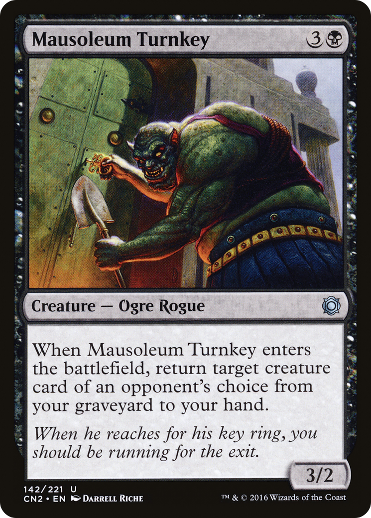 Mausoleum Turnkey (CN2-142) [Conspiracy: Take the Crown] Foil