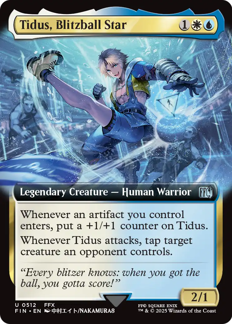 Tidus, Blitzball Star (Extended Art) (FIN-512) [FINAL FANTASY] Foil
