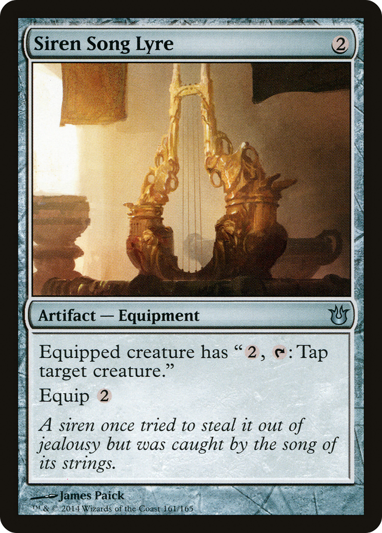 Siren Song Lyre (BNG-161) [Born of the Gods] Foil