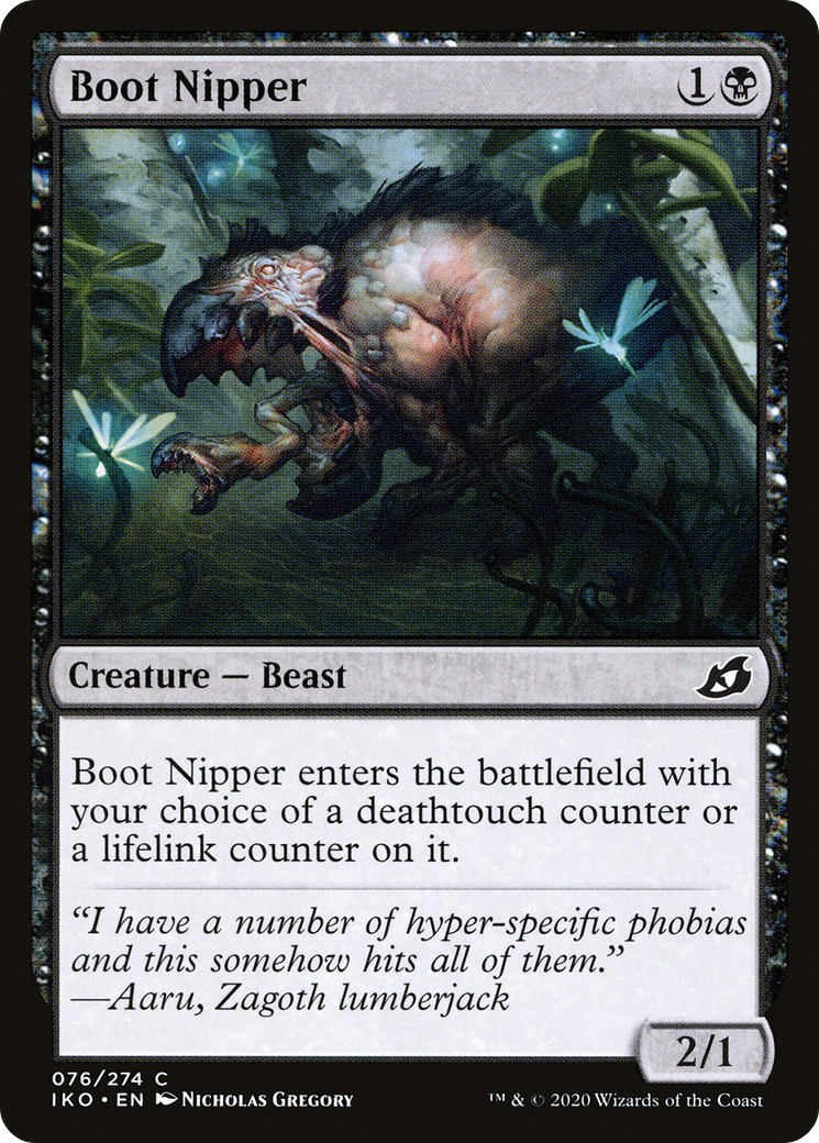 Boot Nipper (IKO-076) [Ikoria: Lair of Behemoths] Foil