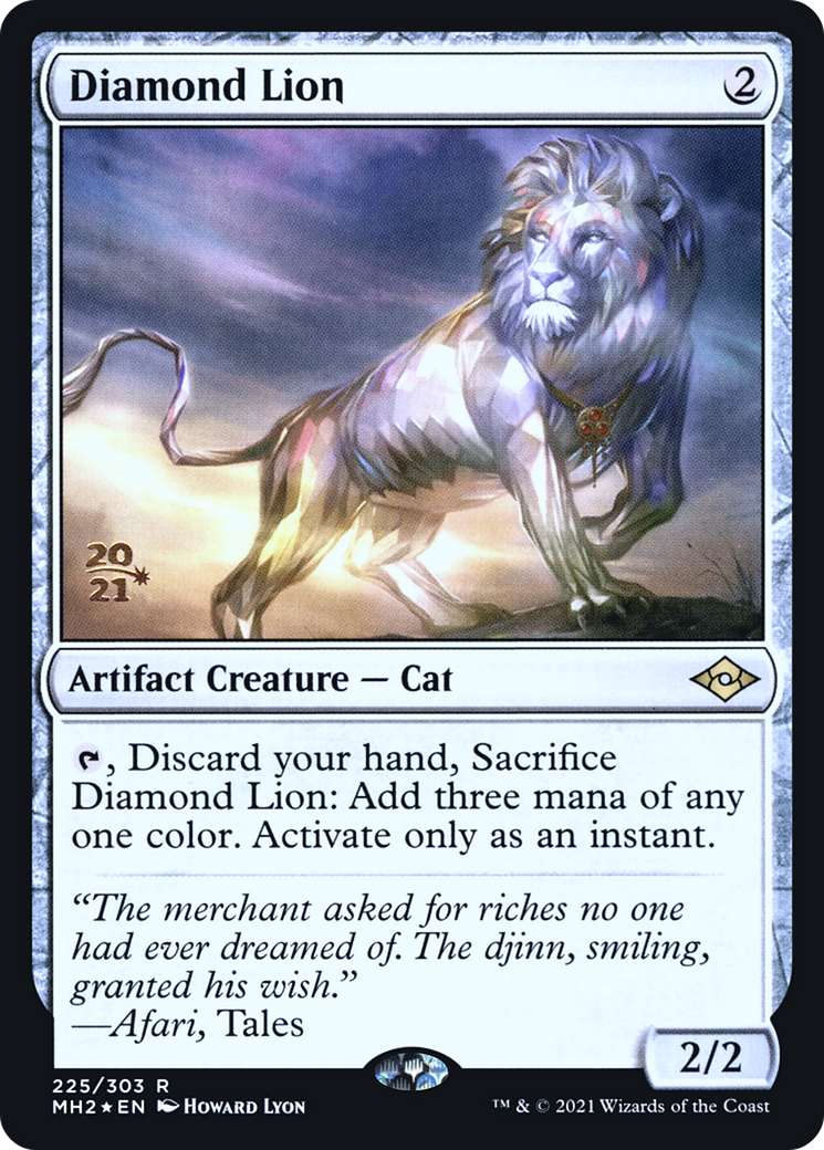 Diamond Lion (PRE-225S) [Modern Horizons 2 Promos] Foil