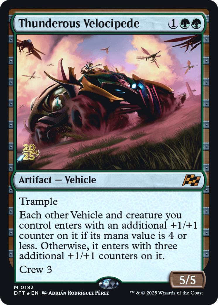 Thunderous Velocipede (PRE-183) [Prerelease Cards] Foil