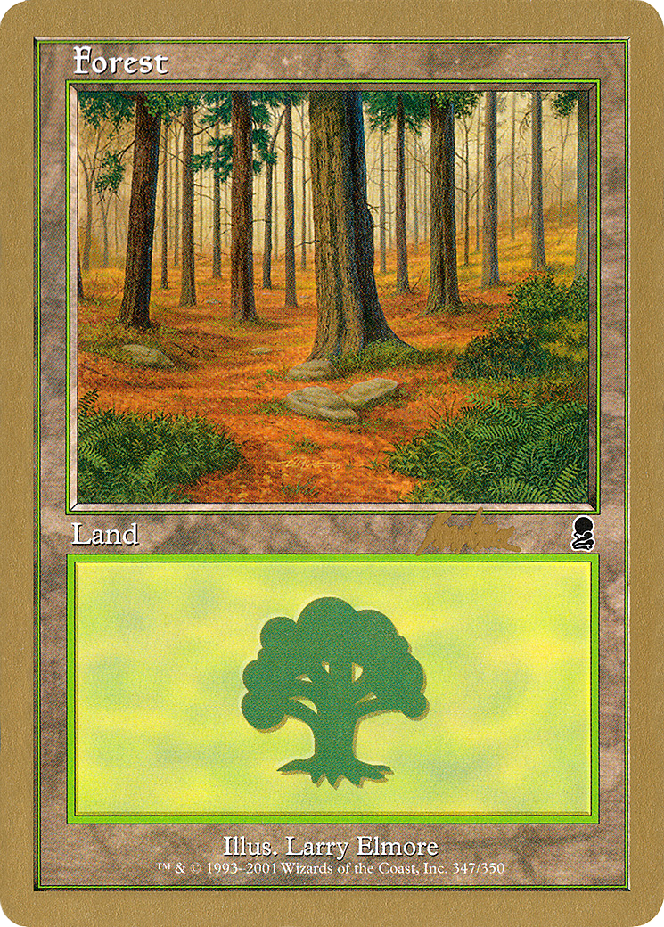 Forest (347) - 2002 Brian Kibler (ODY) (WCD-BK347) [World Championship Decks 2002]