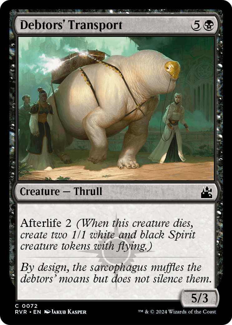 Debtors' Transport (RVR-072) [Ravnica Remastered] Foil