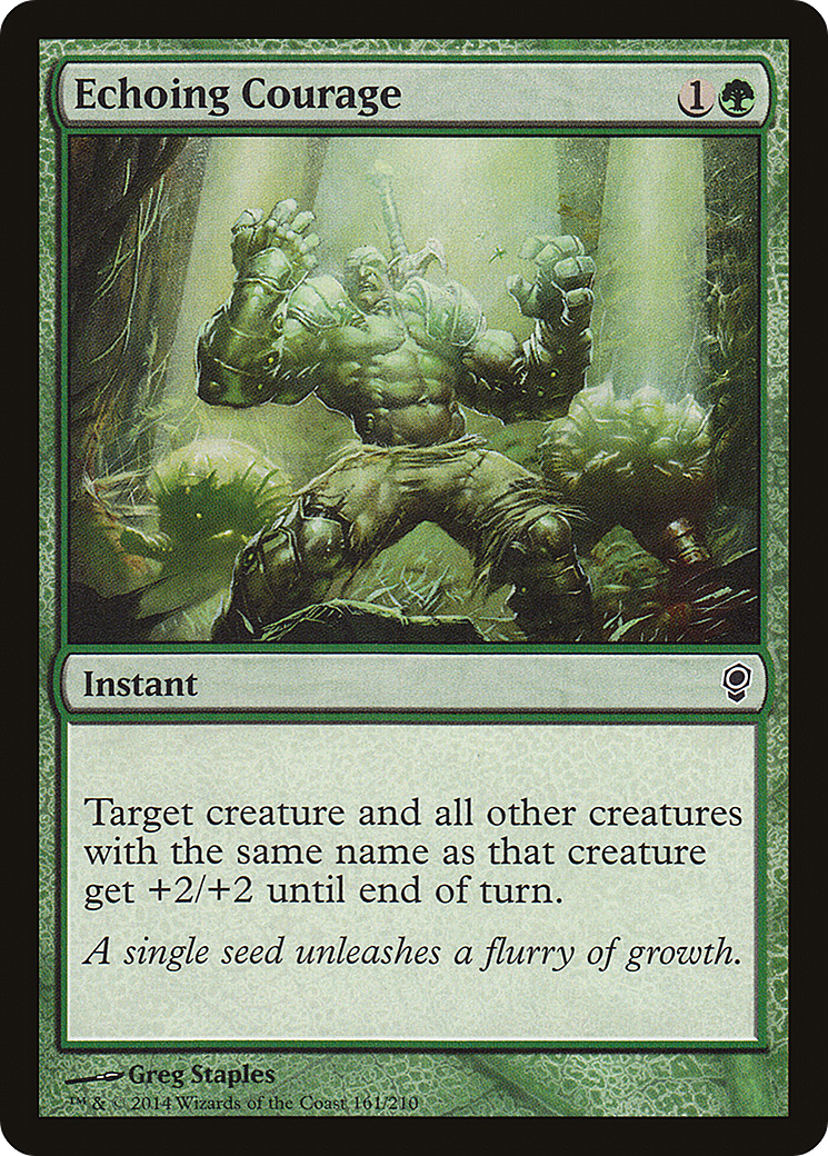 Echoing Courage (CNS-161) [Conspiracy] Foil