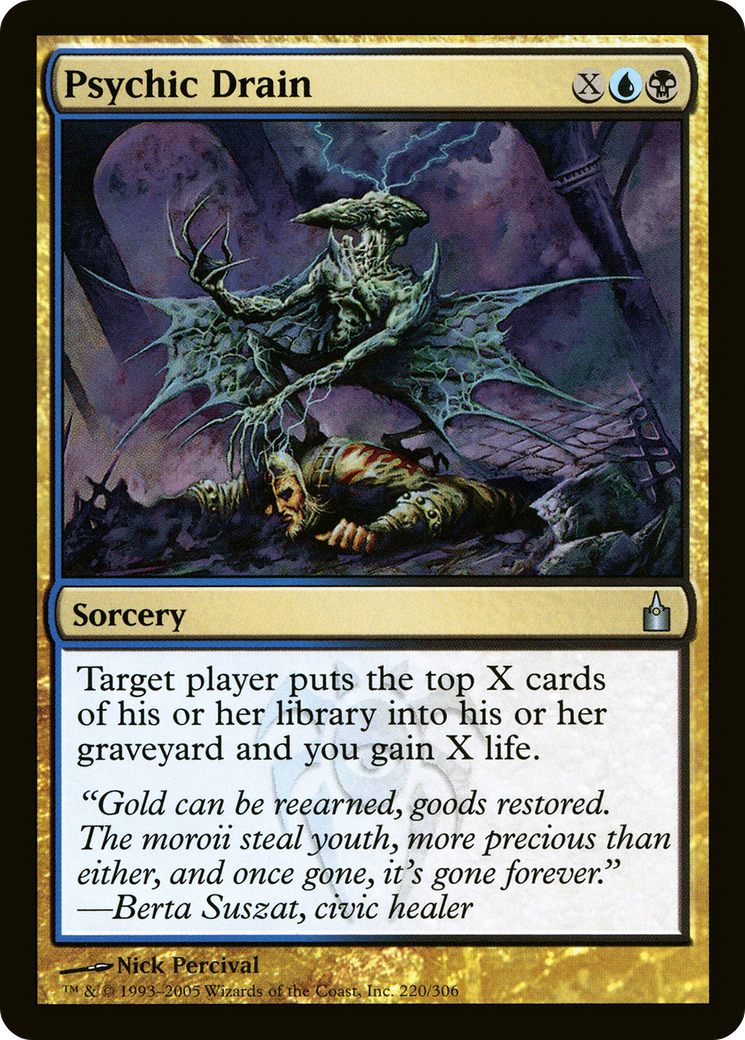 Psychic Drain (RAV-220) [Ravnica: City of Guilds]