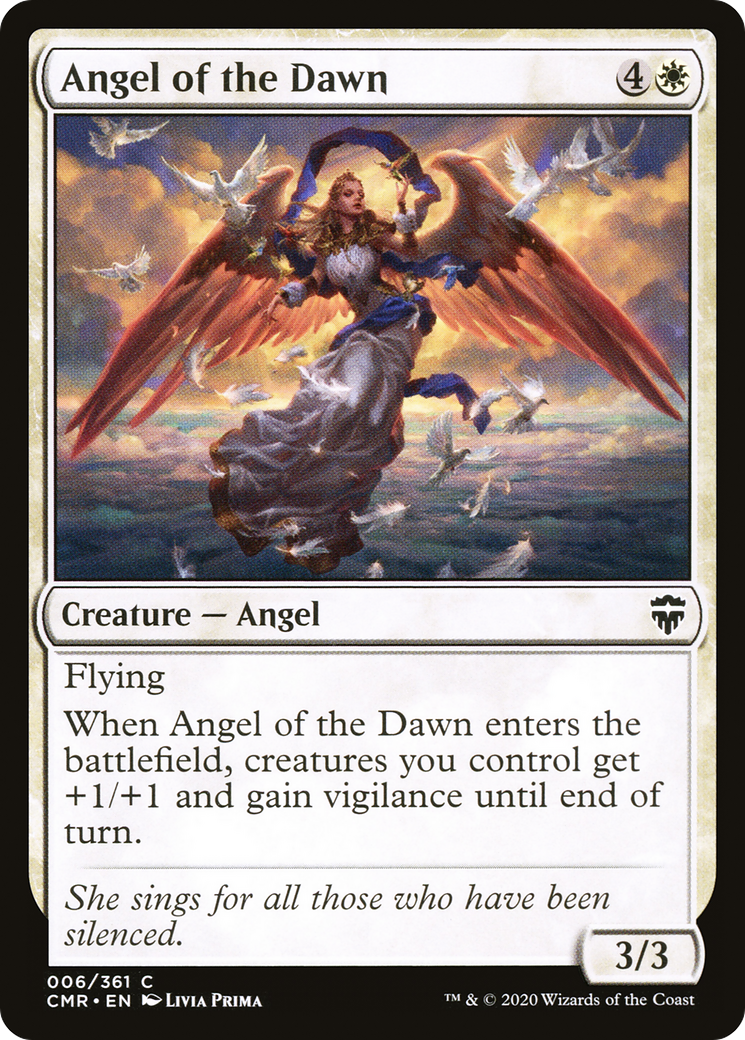 Angel of the Dawn (CMR-006) [Commander Legends] Foil