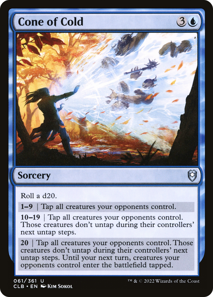 Cone of Cold (CLB-061) [Commander Legends: Battle for Baldur's Gate] Foil