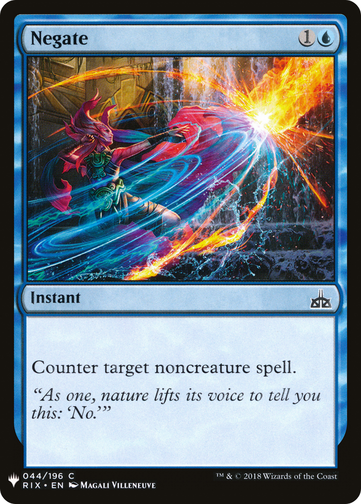 Negate (RIX) (LIST-RIX-44) [The List]