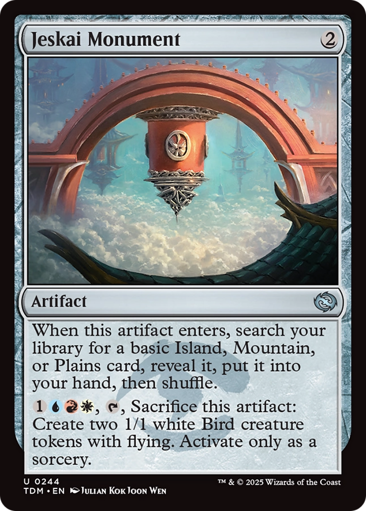 Jeskai Monument (TDM-244) [Tarkir: Dragonstorm]