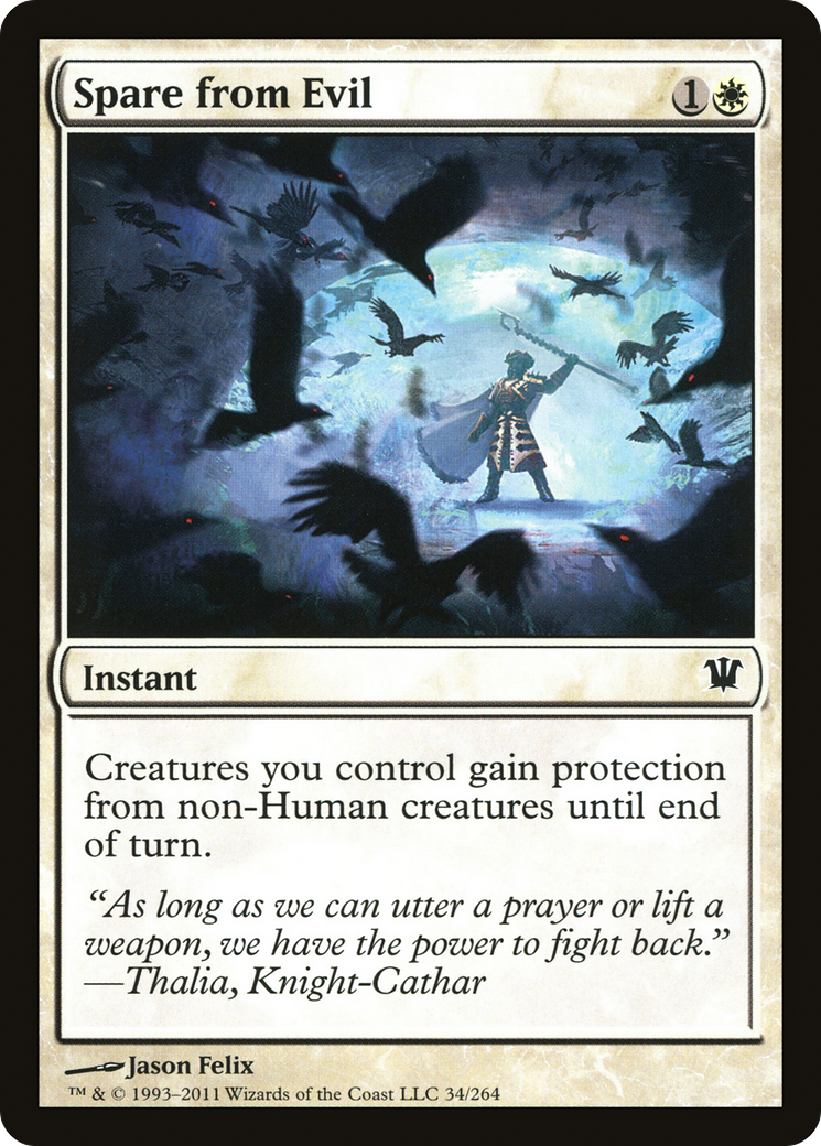 Spare from Evil (ISD-034) [Innistrad] Foil