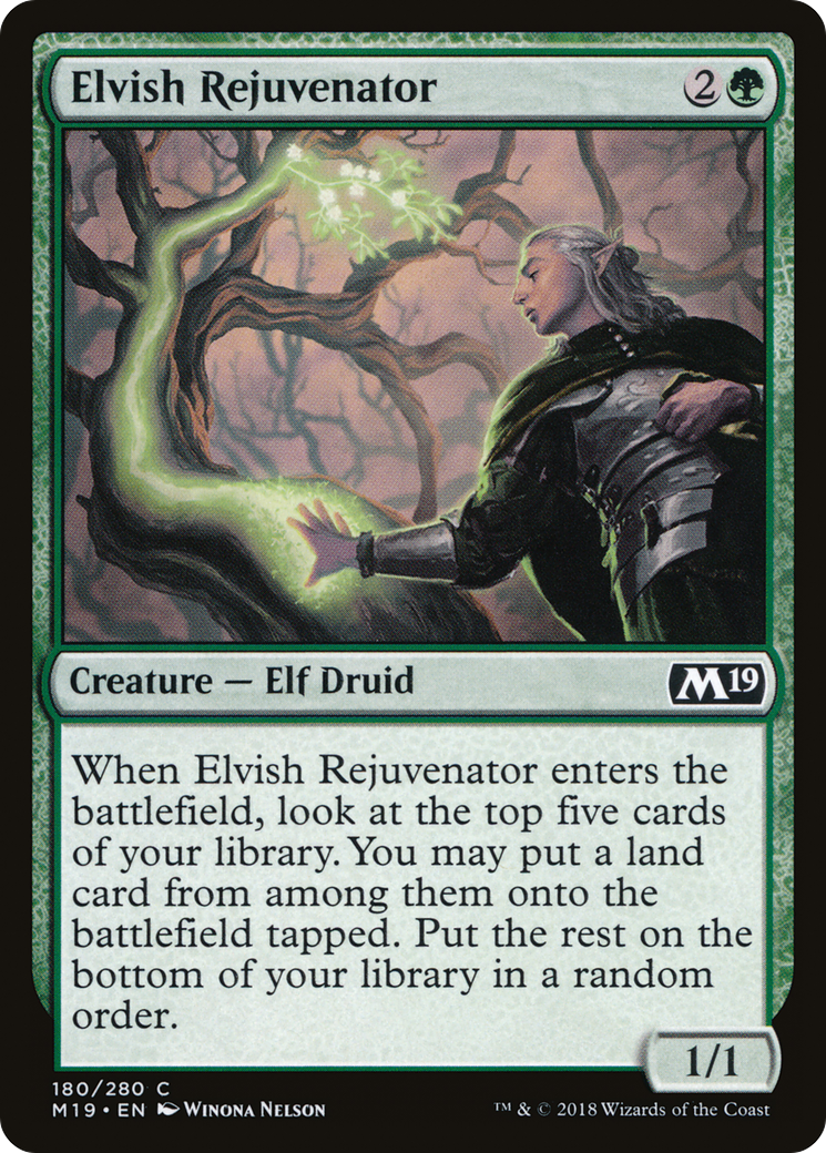 Elvish Rejuvenator (M19-180) [Core Set 2019] Foil