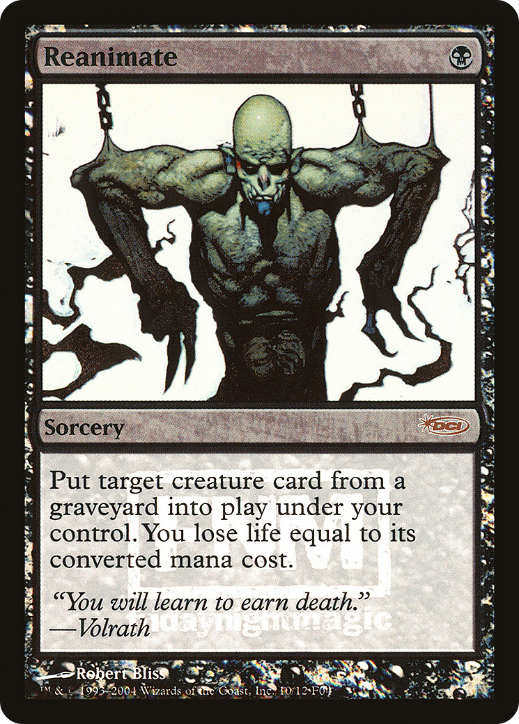 Reanimate [Friday Night Magic 2004] Foil