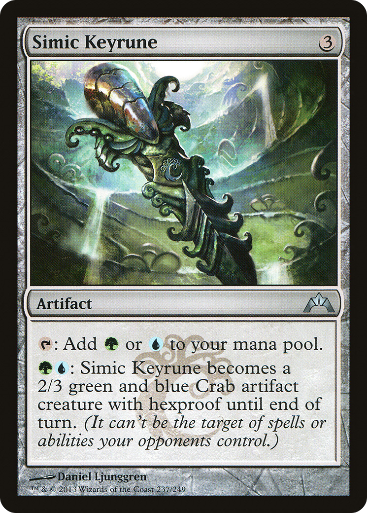 Simic Keyrune (GTC-237) [Gatecrash] Foil