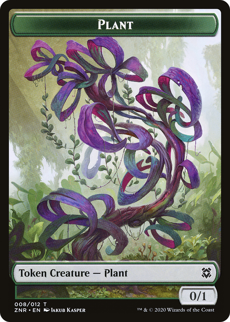 Plant (TZNR-008) [Zendikar Rising Tokens] Foil