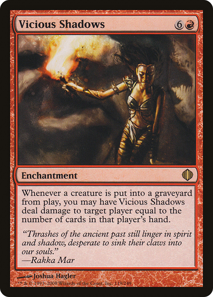 Vicious Shadows (ALA-119) [Shards of Alara] Foil