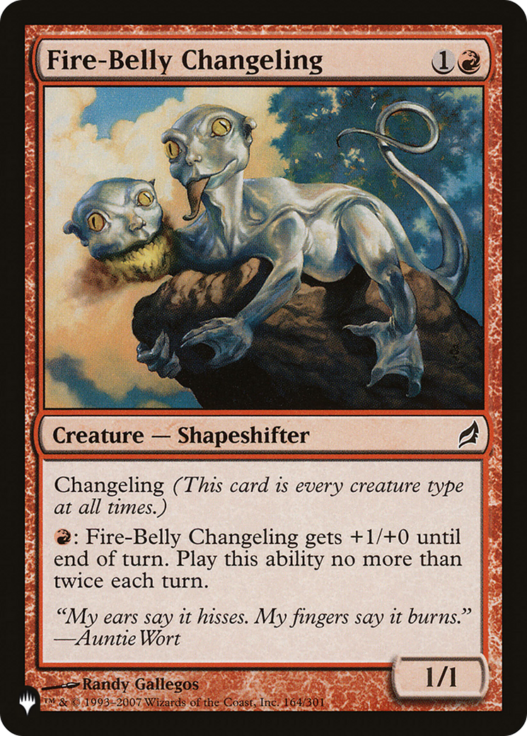 Fire-Belly Changeling (LIST-LRW-164) [The List]