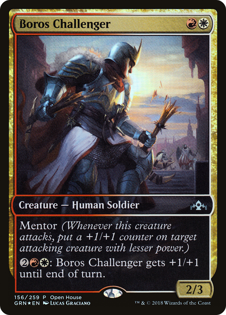 Boros Challenger (OHP-156) [Guilds of Ravnica Promos] Foil