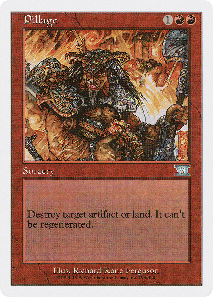 Pillage (6ED-198) [Classic Sixth Edition]