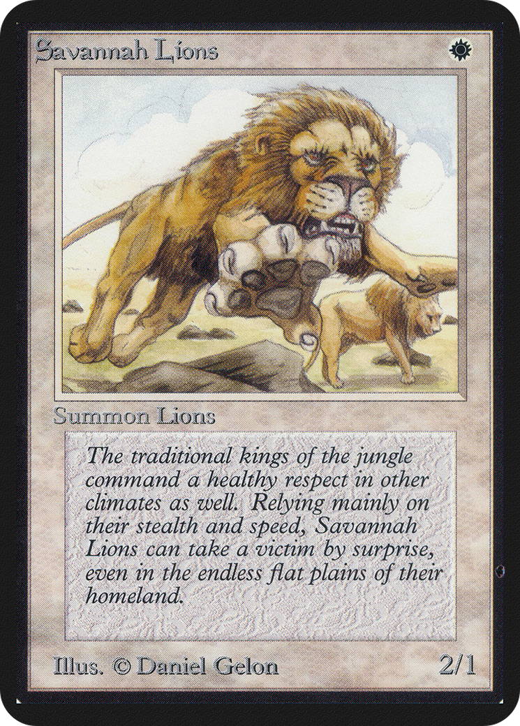 Savannah Lions [Limited Edition Alpha]