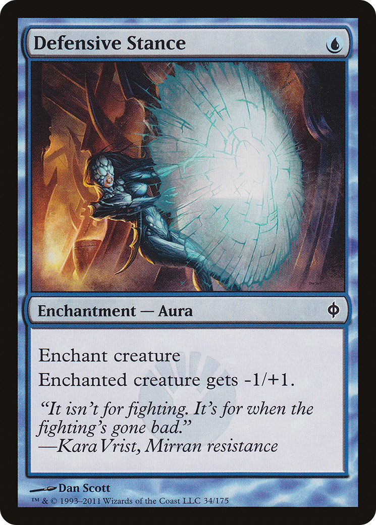 Defensive Stance (NPH-034) [New Phyrexia] Foil