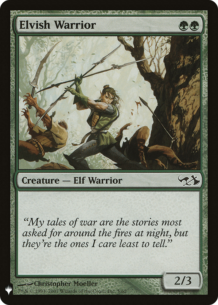Elvish Warrior (LIST-DD1-5) [The List]