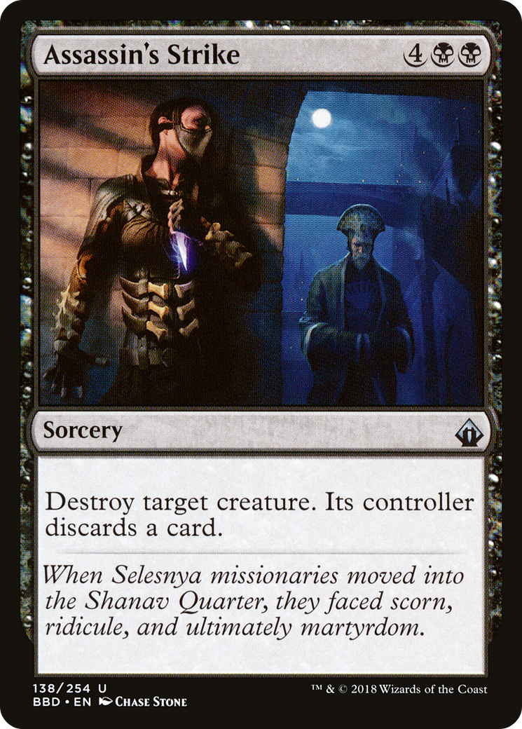 Assassin's Strike (BBD-138) [Battlebond] Foil