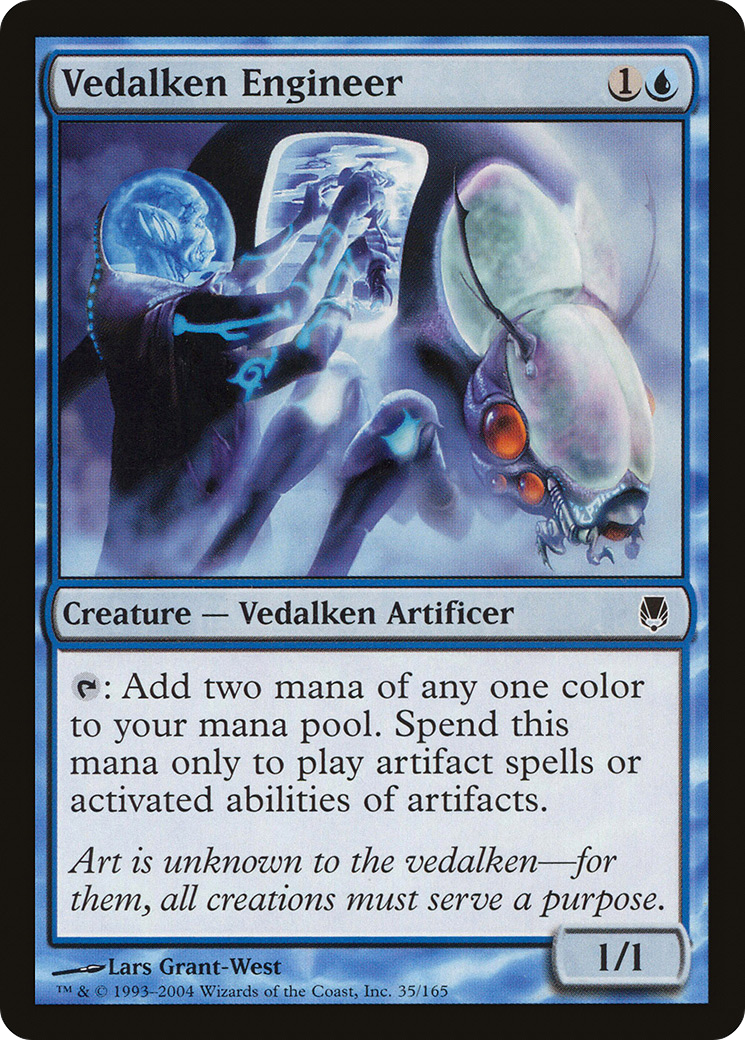 Vedalken Engineer (DST-035) [Darksteel] Foil