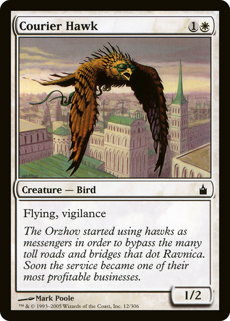 Courier Hawk (RAV-012) [Ravnica: City of Guilds]