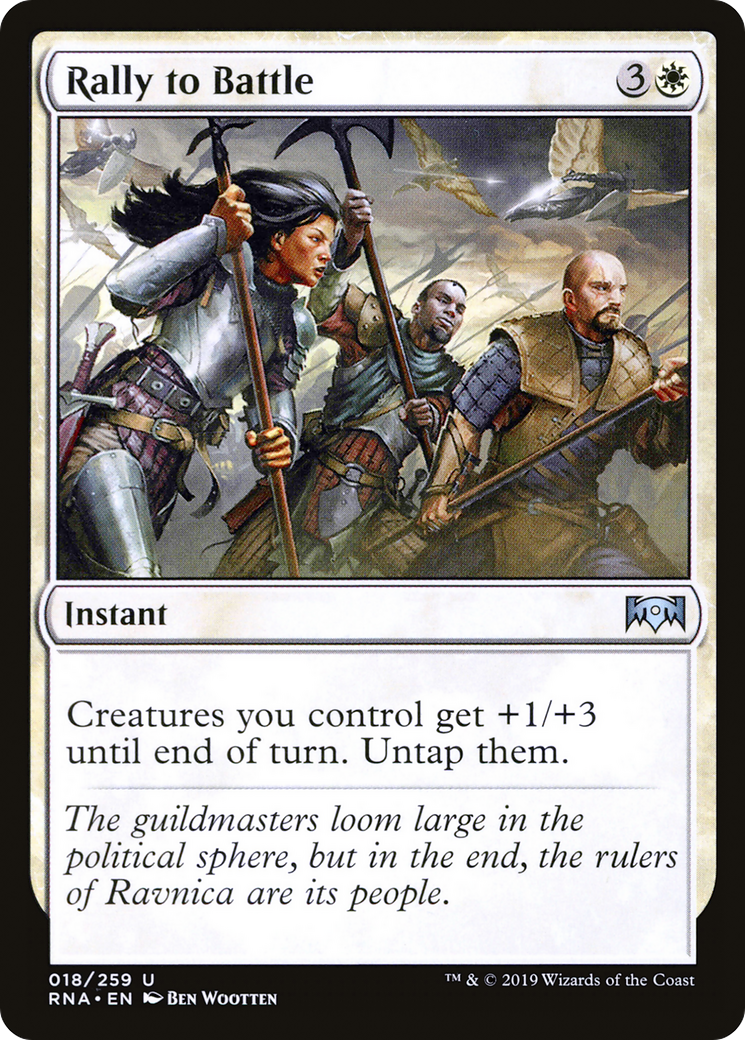 Rally to Battle (RNA-018) [Ravnica Allegiance]