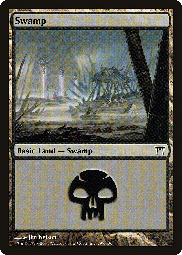 Swamp (CHK-297) [Champions of Kamigawa] Foil