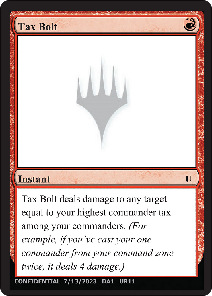 Tax Bolt (UNK-UR11B) [Unknown Event]