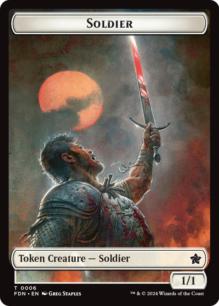 Soldier (TFDN-006) [Foundations Tokens]