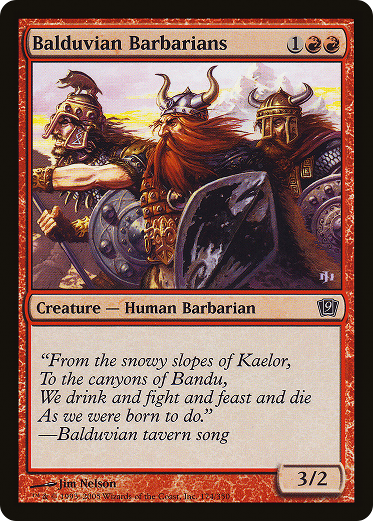 Balduvian Barbarians (9ED-174) [9th Edition]
