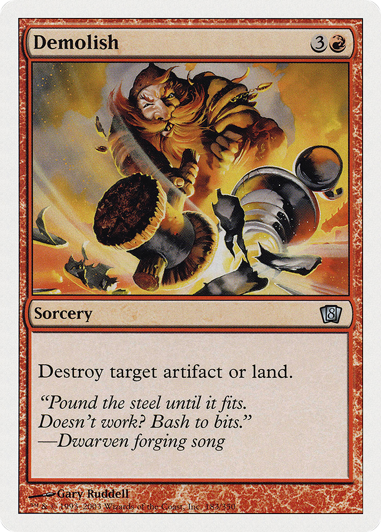 Demolish (8ED-183) [8th Edition]