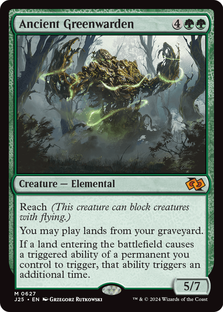 Ancient Greenwarden (J25-627) [Foundations Jumpstart]