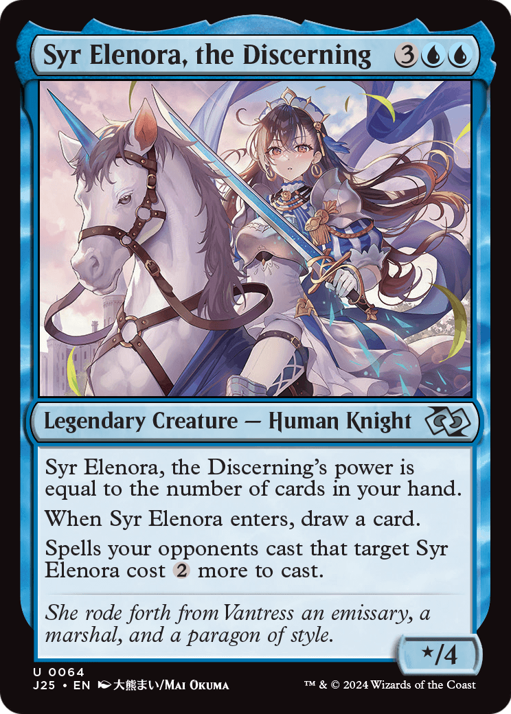 Syr Elenora, the Discerning (Anime) (J25-064) [Foundations Jumpstart]