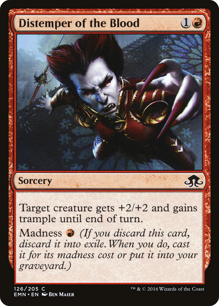 Distemper of the Blood (EMN-126) [Eldritch Moon] Foil
