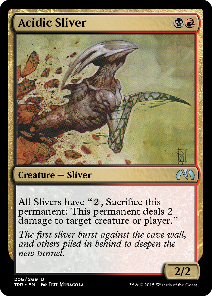 Acidic Sliver (TPR-206) [Tempest Remastered] Foil