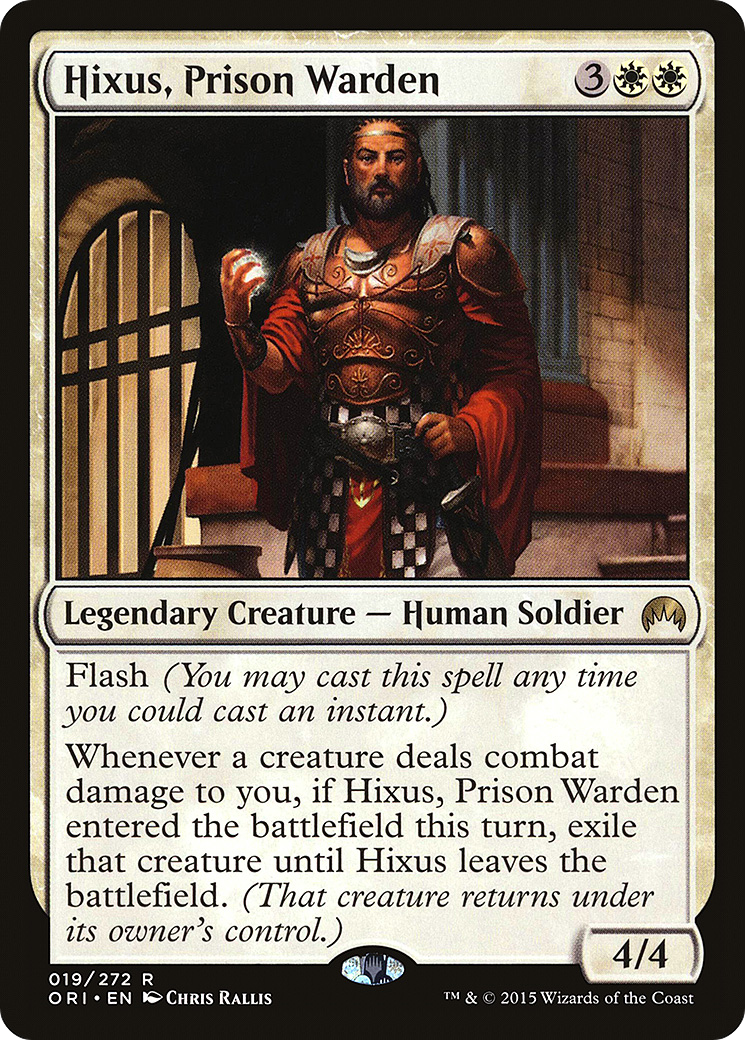 Hixus, Prison Warden (ORI-019) [Magic Origins] Foil