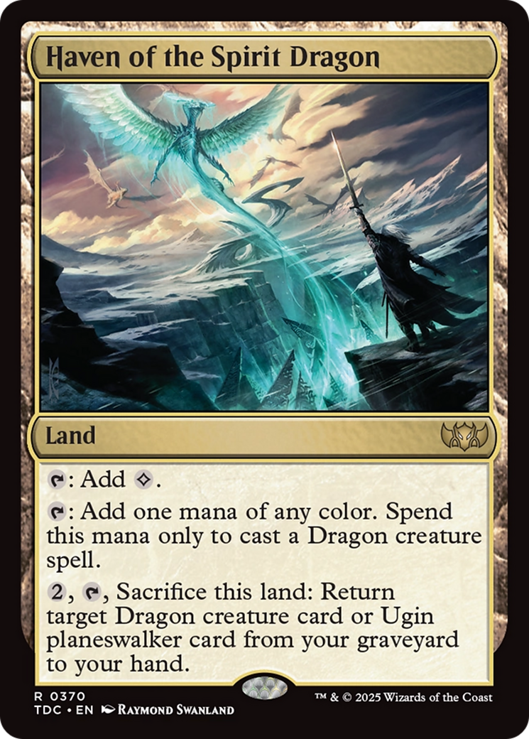 Haven of the Spirit Dragon (TDC-370) [Commander: Tarkir: Dragonstorm]