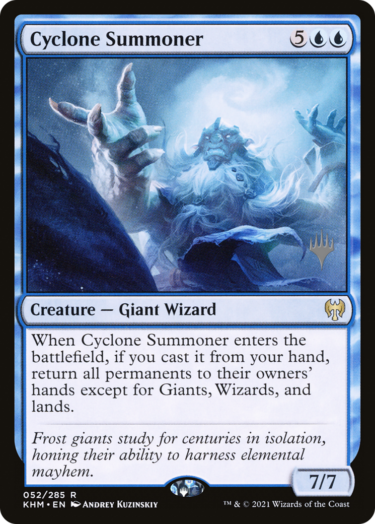 Cyclone Summoner (PPKHM-052) [Promo Pack: Kaldheim Promos] Foil
